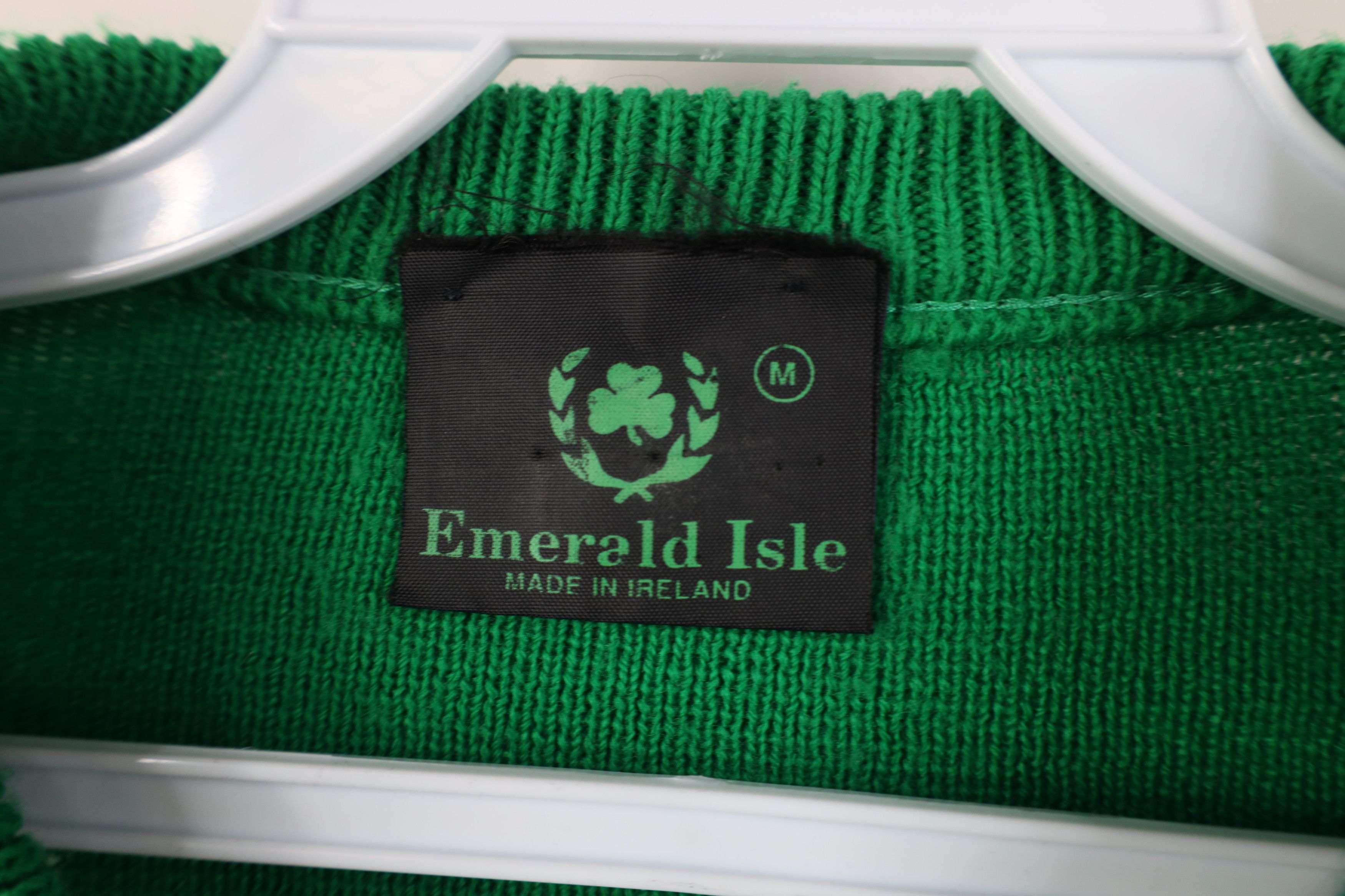 Vintage Vintage 90s Streetwear Claddagh Gaelic Knit Crewneck Sweater Size M / US 6-8 / IT 42-44 - 9 Thumbnail