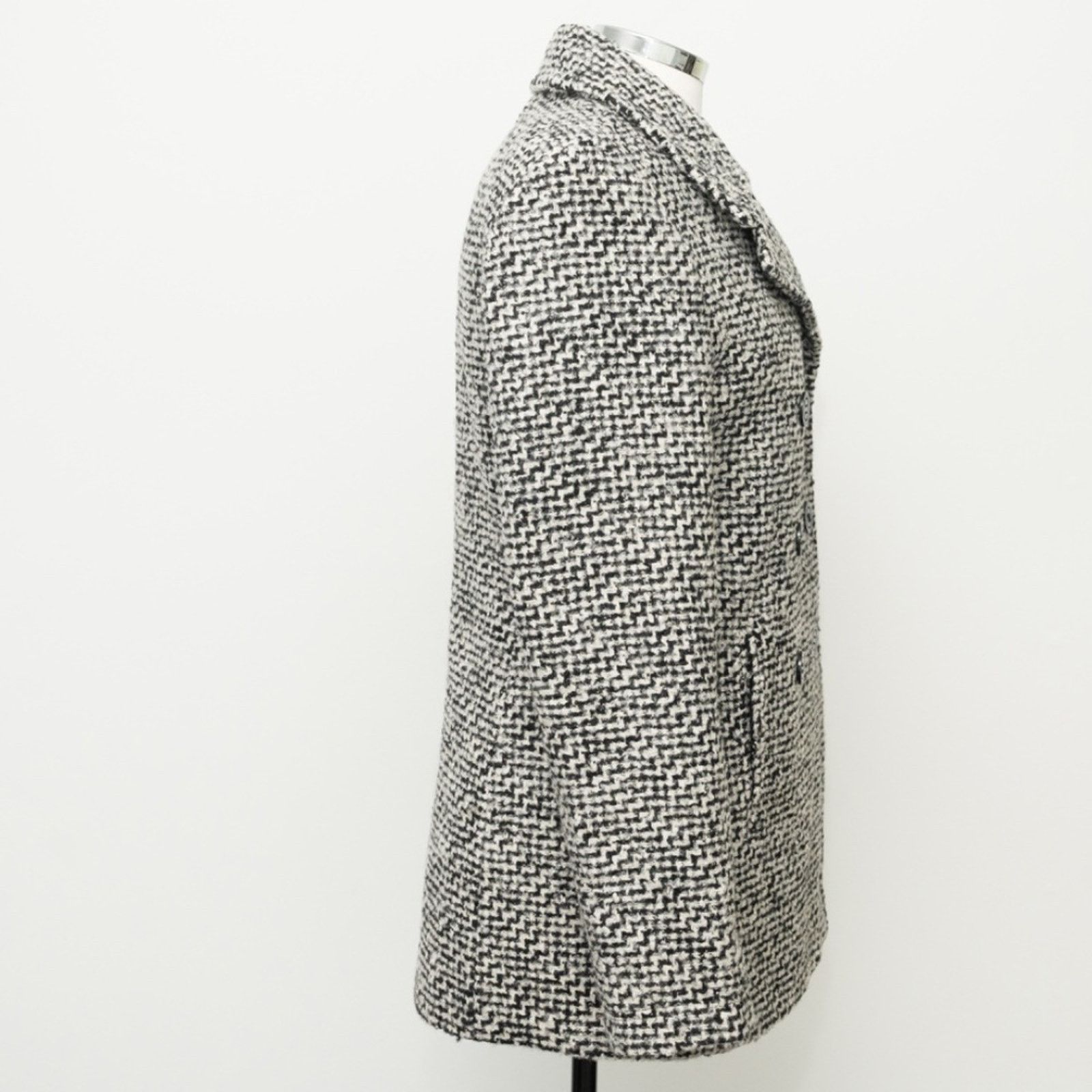 Calvin Klein Calvin Klein. Tweed Peacoat Coat Womens. Size M / US 6-8 / IT 42-44 - 4 Thumbnail