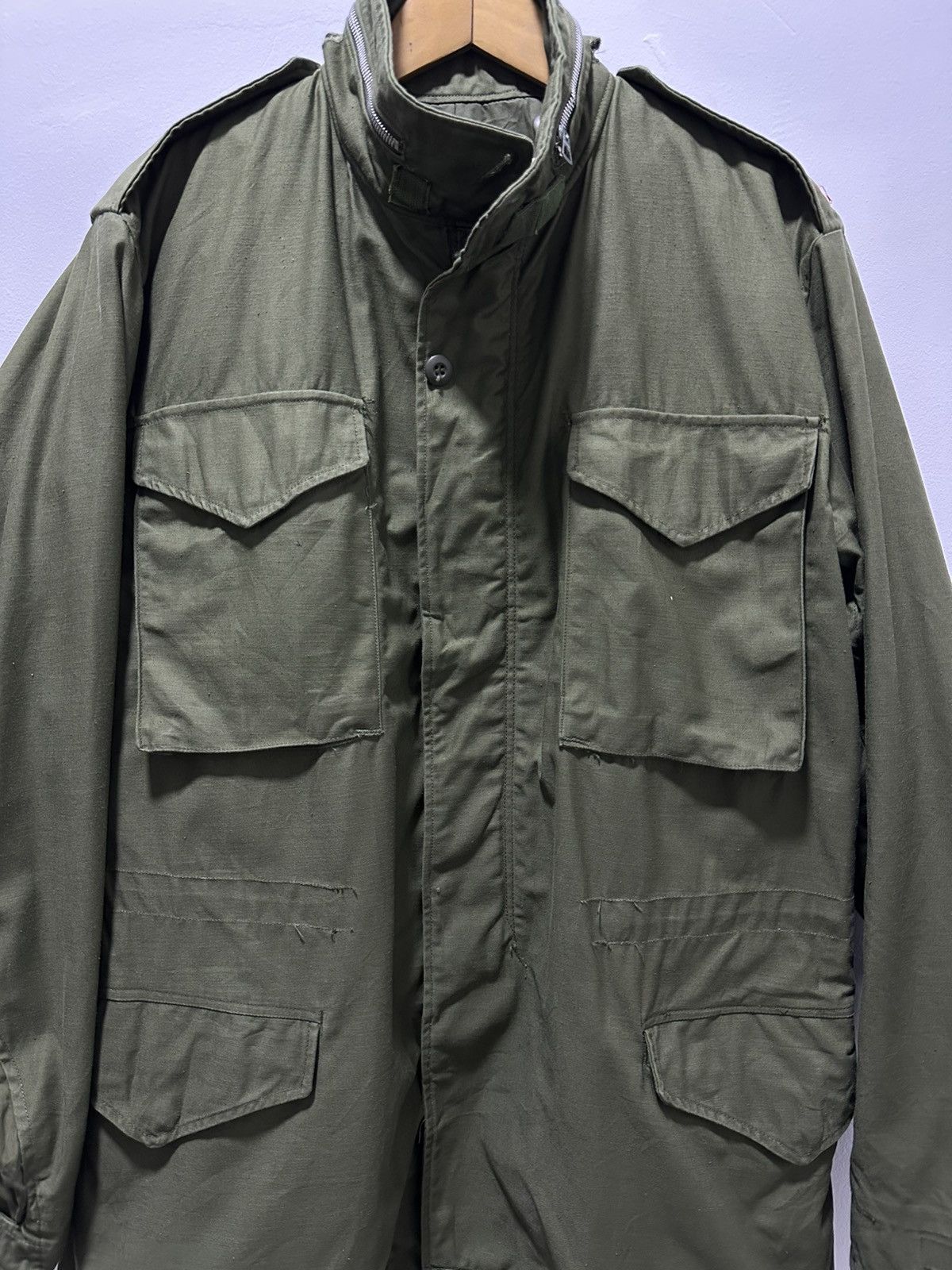Alpha Industries × Vintage Vintage 60’s Rolane Sportwear Field Jacket M-65 OG-107 Size US M / EU 48-50 / 2 - 4 Thumbnail