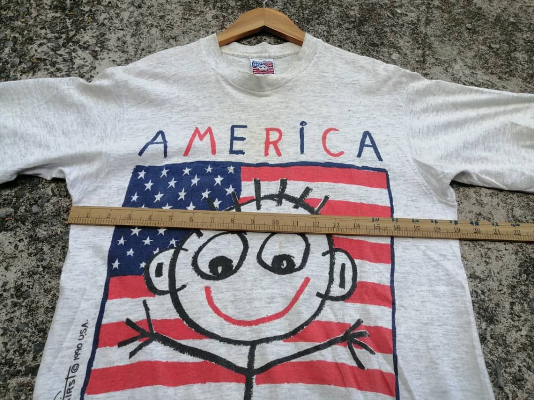 Vintage Vintage 90s Danny First America Tee Size US M / EU 48-50 / 2 - 2 Thumbnail