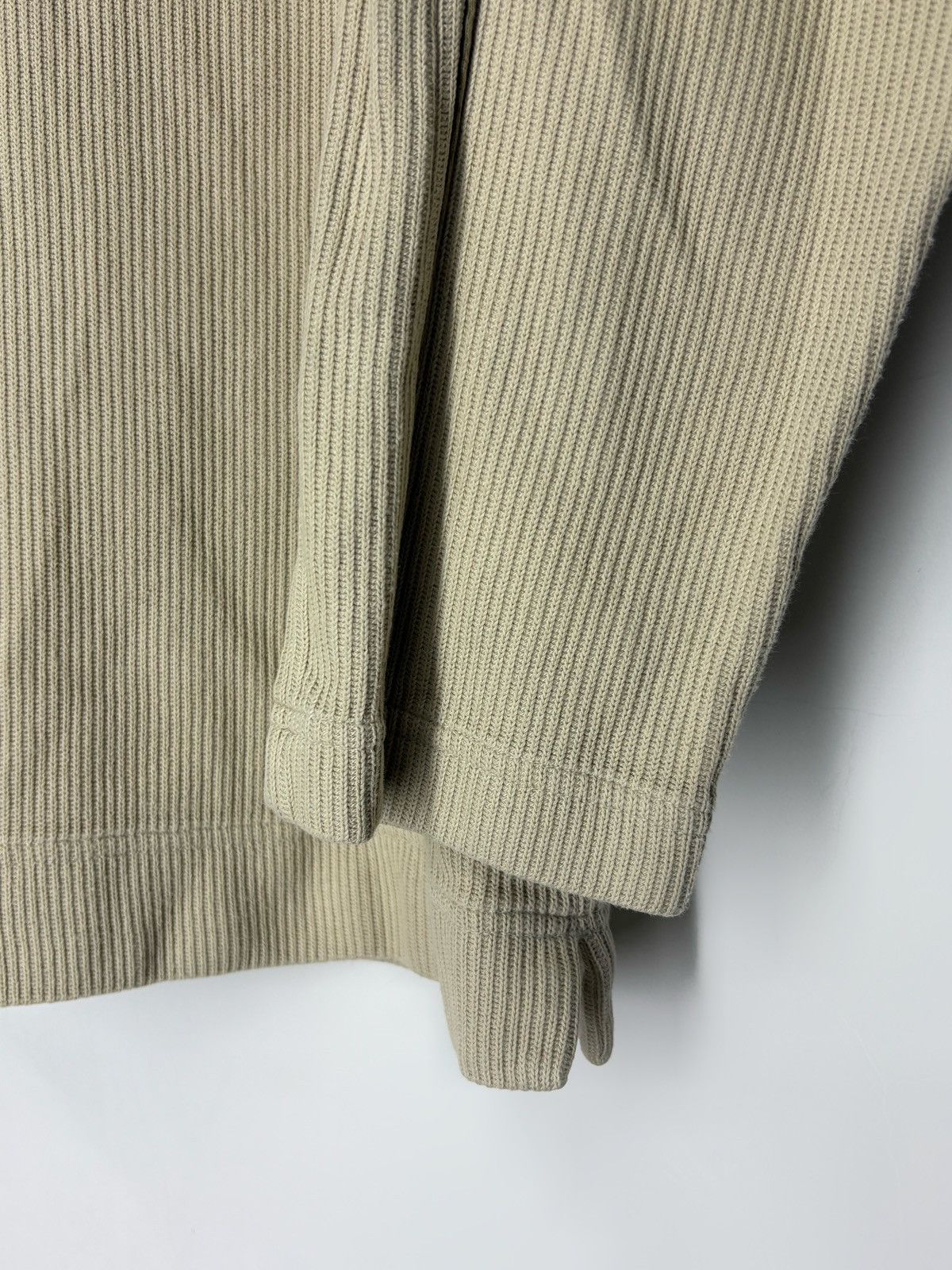 Nike Vintage Y2K Nike Drill Athletic Ribbed Sweatshirt Swoosh Size US L / EU 52-54 / 3 - 6 Thumbnail