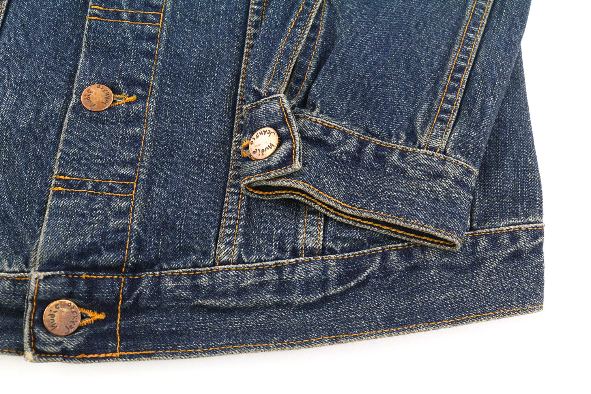 Nudie Jeans BILLY S Blue Friend Organic Polo Washed Jacket 81942 Size US S / EU 44-46 / 1 - 5 Thumbnail