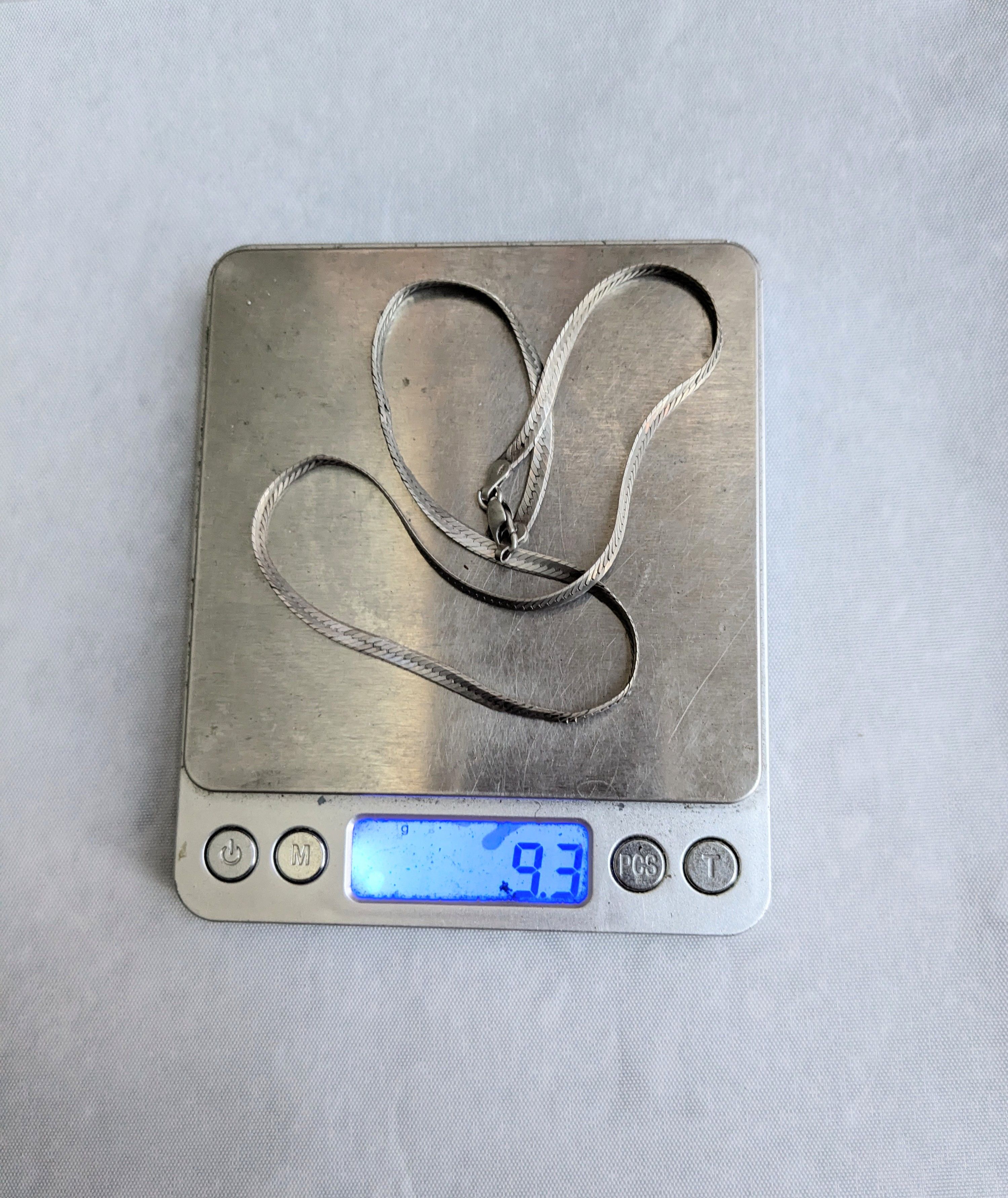 Jewelry Vintage Sterling Silver Herringbone Necklace 20" Size ONE SIZE - 14 Thumbnail