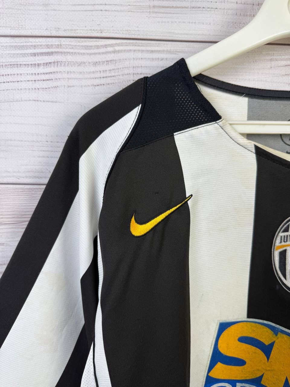 Nike 2004/05 NIKE JUVENTUS HOME SOCCER FOOTBALL JERSEY SHIRT Size US XL / EU 56 / 4 - 2 Thumbnail