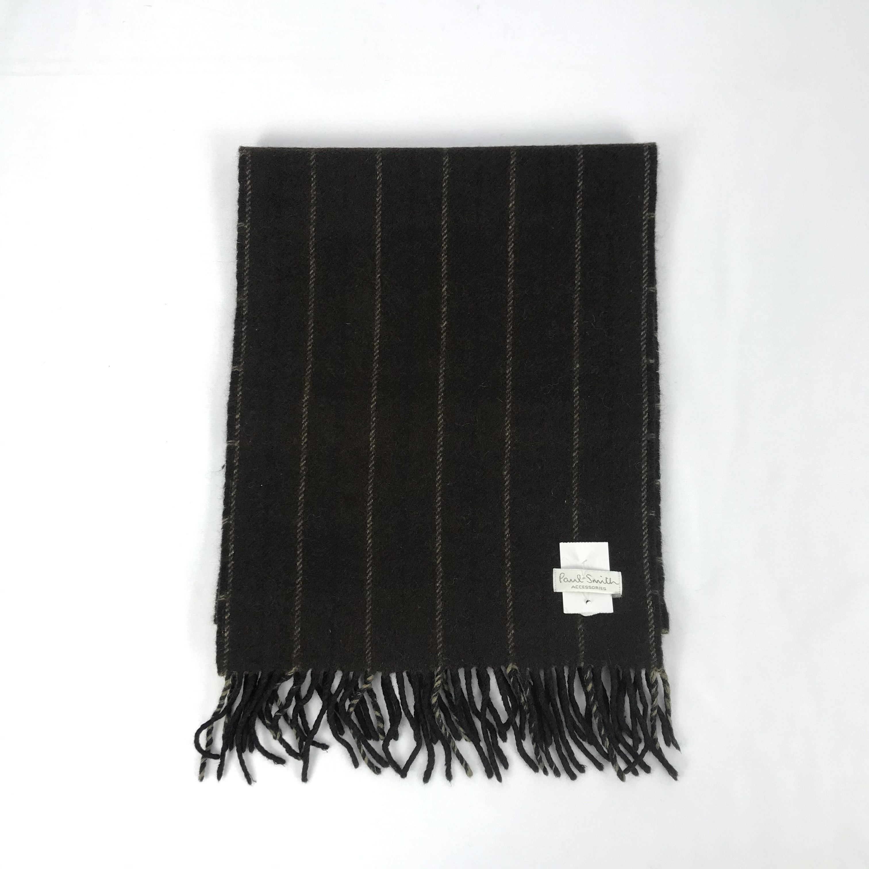 Paul Smith Vintage Paul Smith Scarf Muffler Cashmere Wool Scarves Size ONE SIZE - 2 Thumbnail