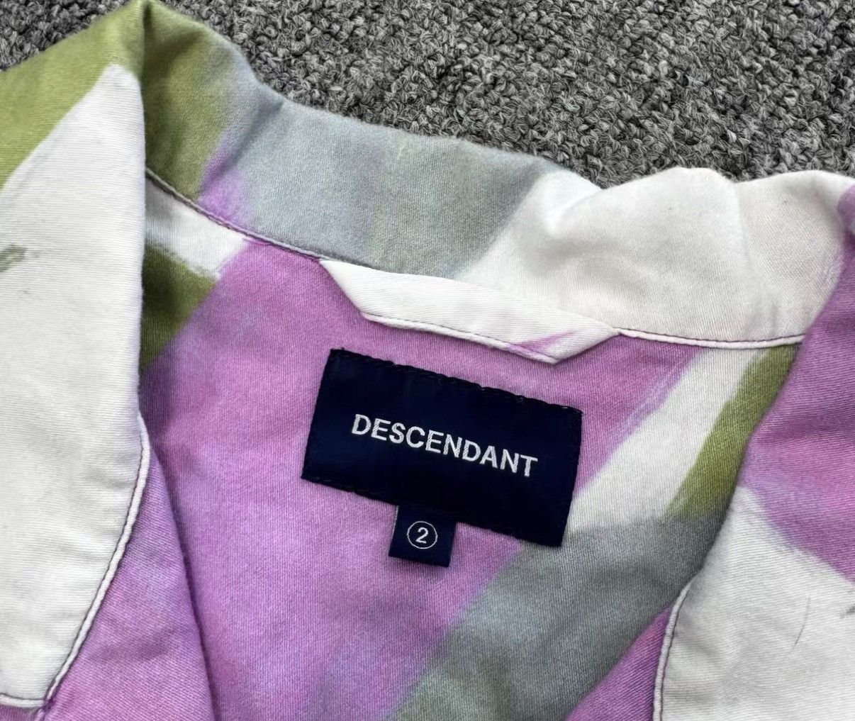Descendant descendant Whale Tie-Dye Hawaiian Shirt J16 Size US S / EU 44-46 / 1 - 4 Thumbnail