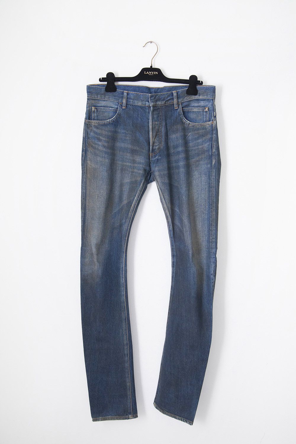 Balmain SS13 J-shape denim jeans Size US 31 - 1 Thumbnail