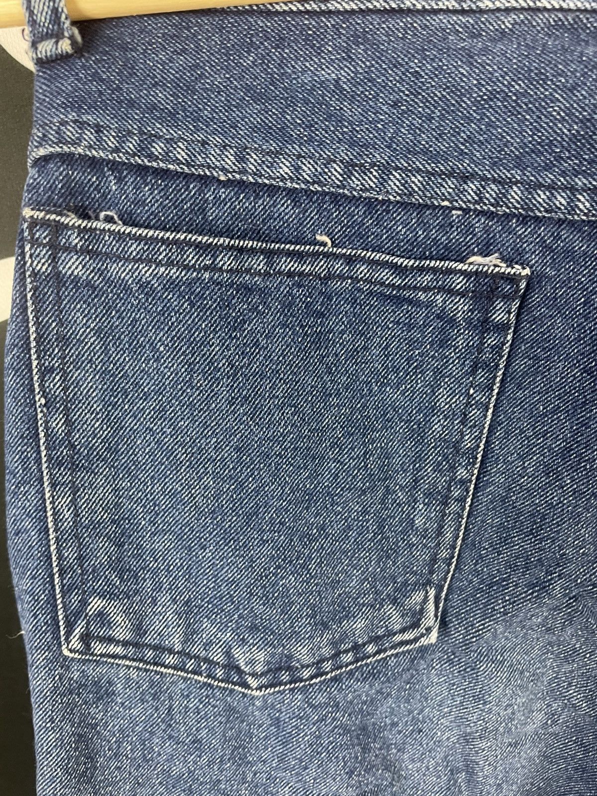 Japanese Brand Ox-River Blue Paneled Jeans Size US 32 / EU 48 - 8 Thumbnail