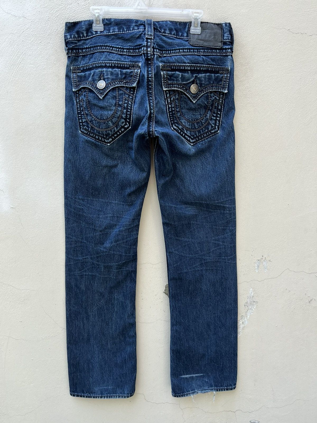 Vintage 2000s True Religion Blue Denim Straight Leg Jeans
