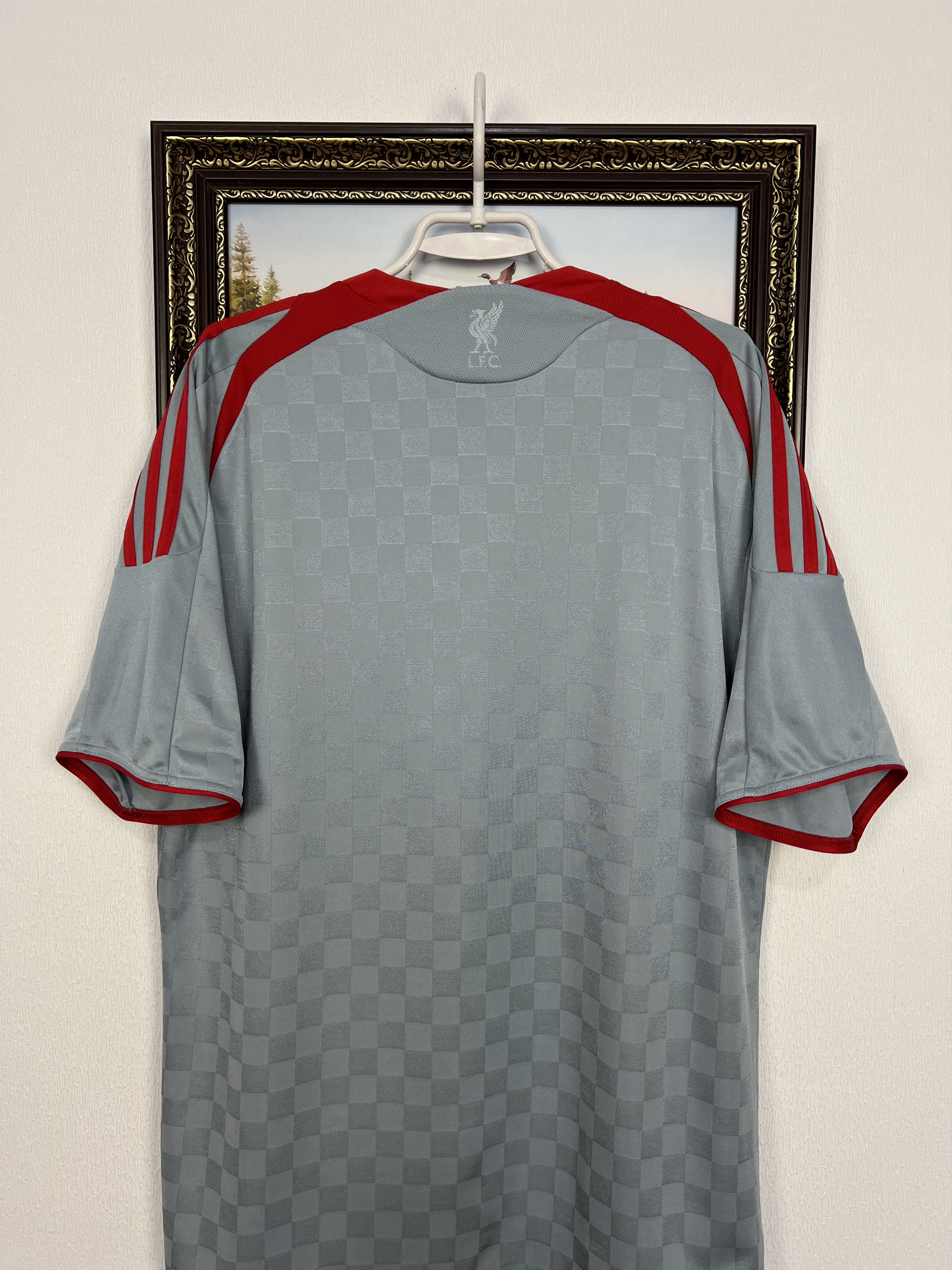 Adidas Liverpool Away football shirt 2008 Soccer Adidas Jersey Size US XL / EU 56 / 4 - 12 Thumbnail