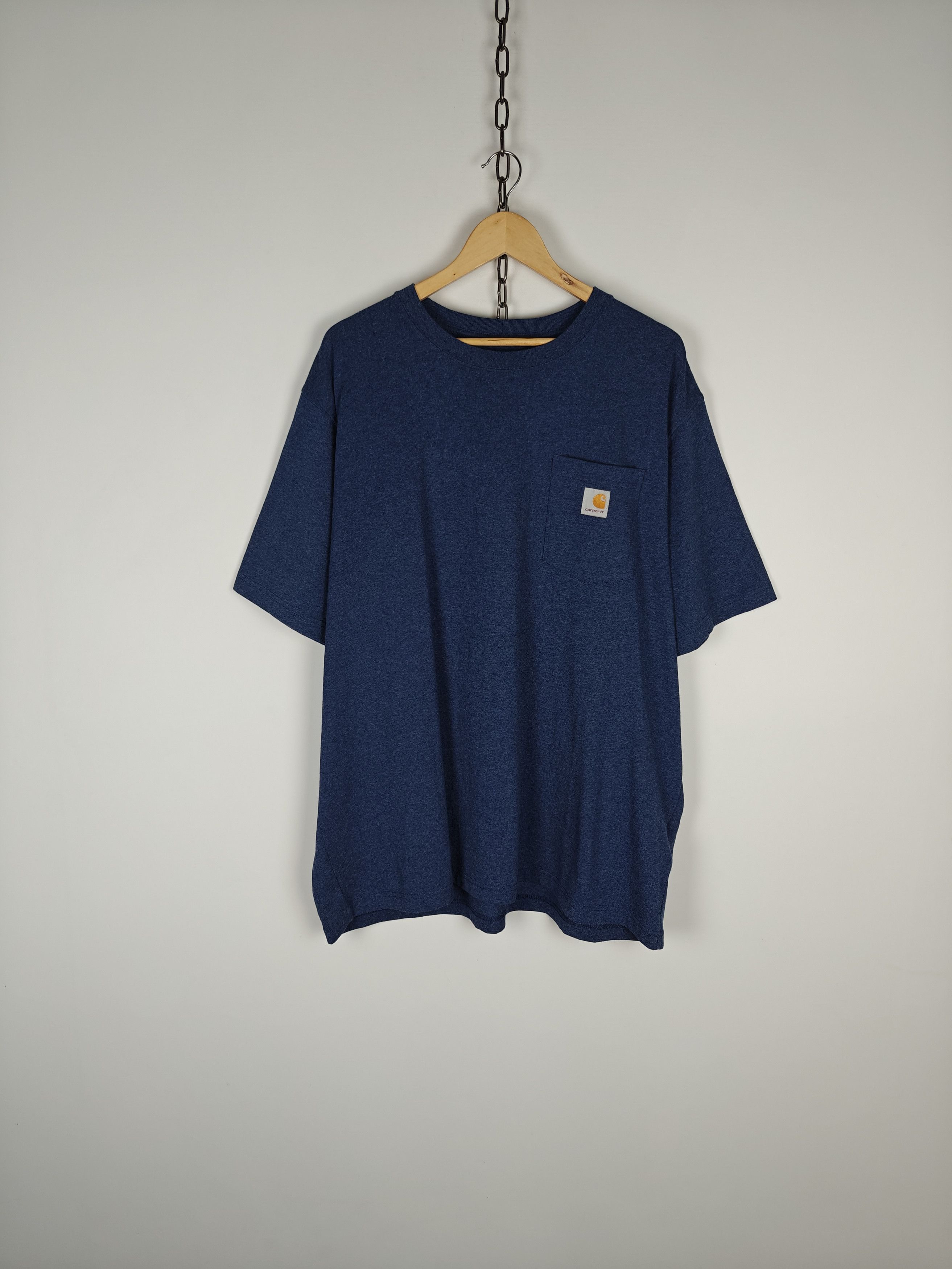 Carhartt Carhartt Basic T-Shirt Crewneck Tee Relaxed Fit Blue XXL Size US XXL / EU 58 / 5 - 1 Thumbnail