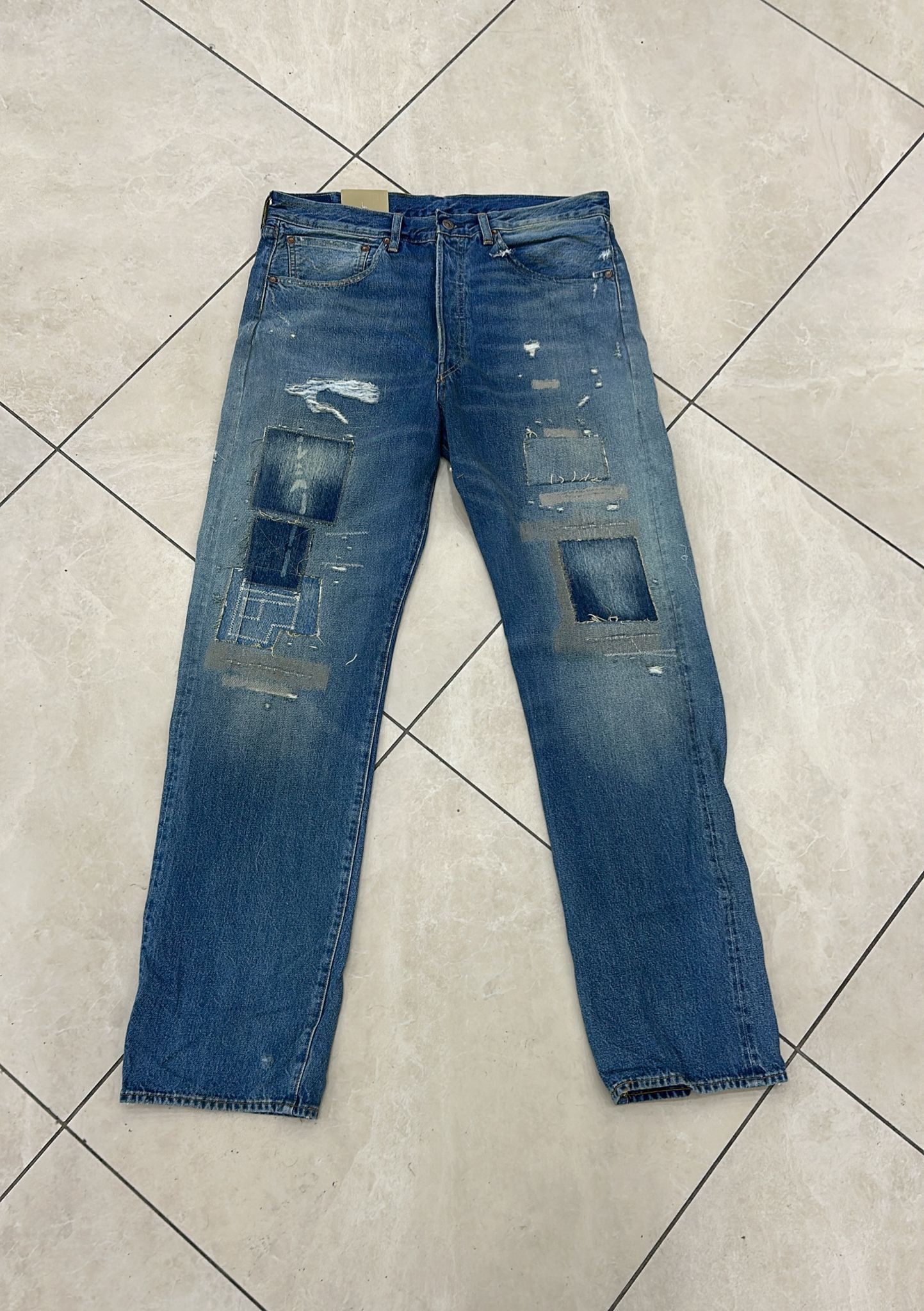 Levi's Vintage Clothing LVC Levi's Vintage Clothing 1955 501XX BigE Selvedge Jeans Size US 34 / EU 50 - 1 Thumbnail