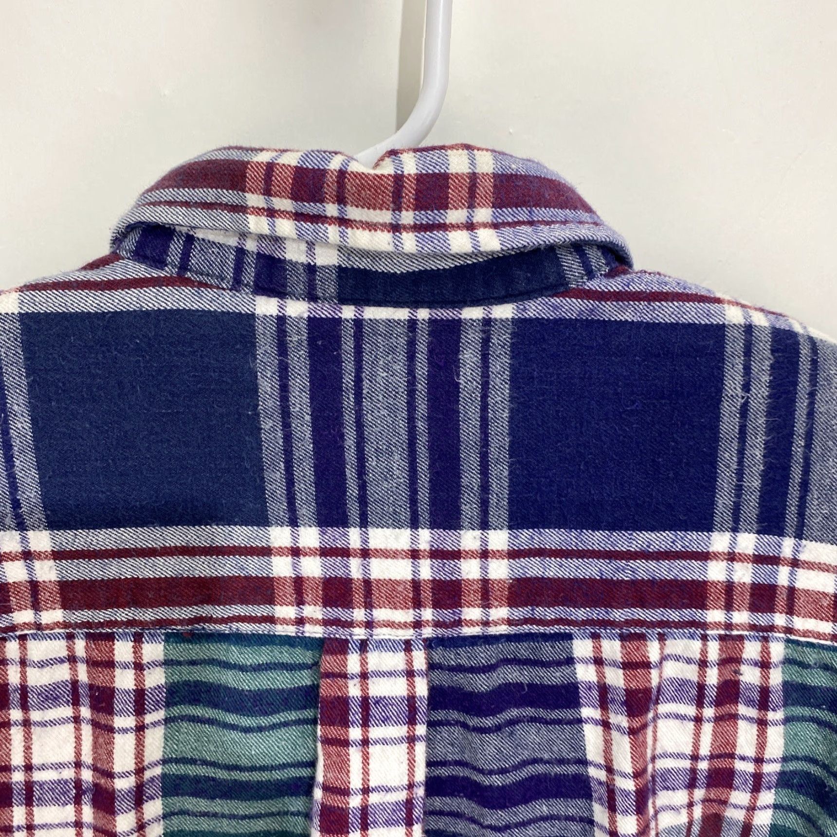 American Eagle Outfitters AMERICAN EAGLE Rugged Tradition Plaid Flannel Shirt M Button Long Sleeve Blue 100% Cotton Casual Outdoors Mens College Size US M / EU 48-50 / 2 - 7 Thumbnail