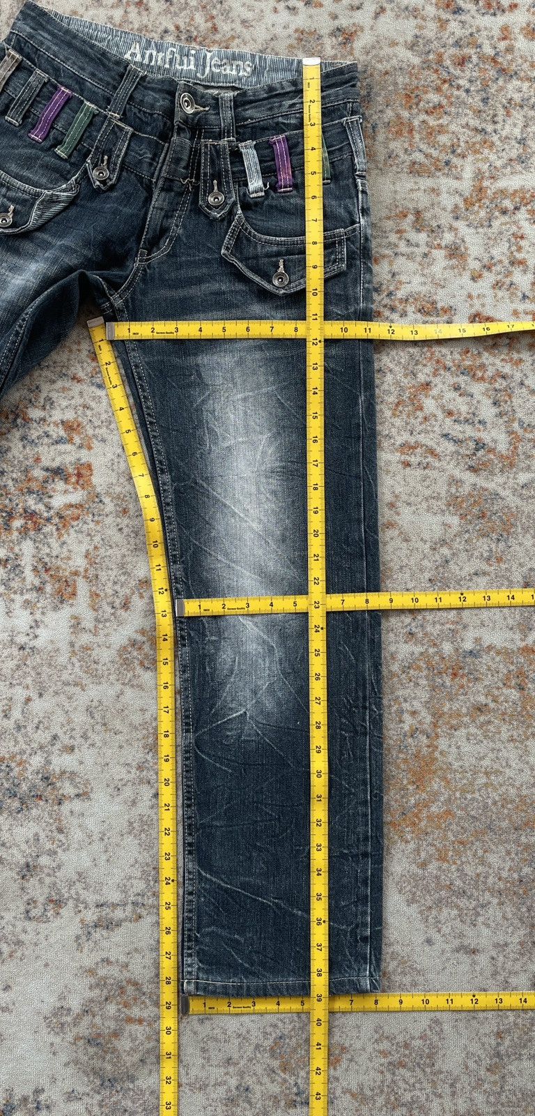 Hysteric Glamour ANTFUI DOUBLE WAIST DENIM Size US 28 / EU 44 - 9 Thumbnail