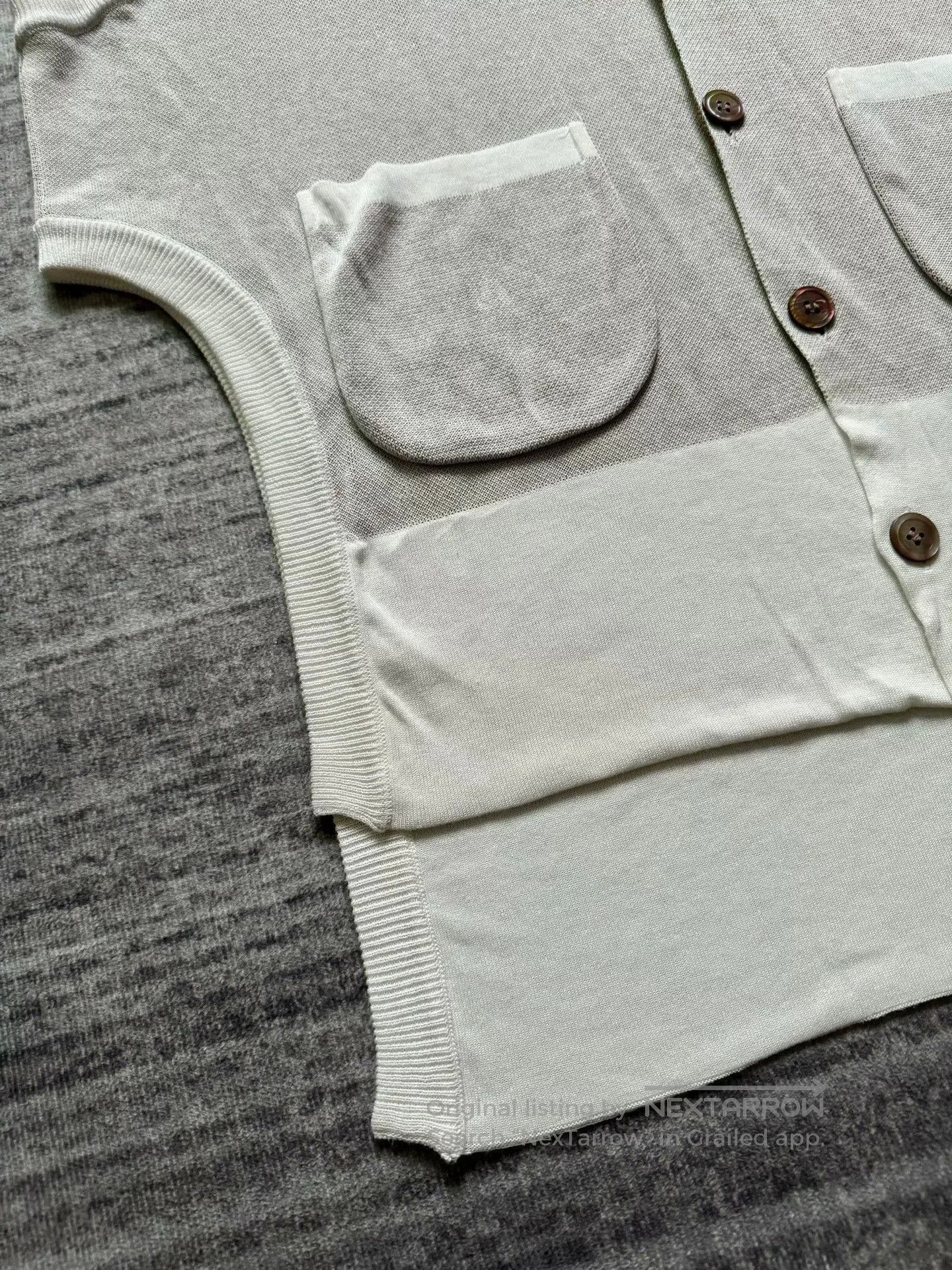 Sulvam vintage floral knit sleeveless wool vest. Size US S / EU 44-46 / 1 - 5 Thumbnail