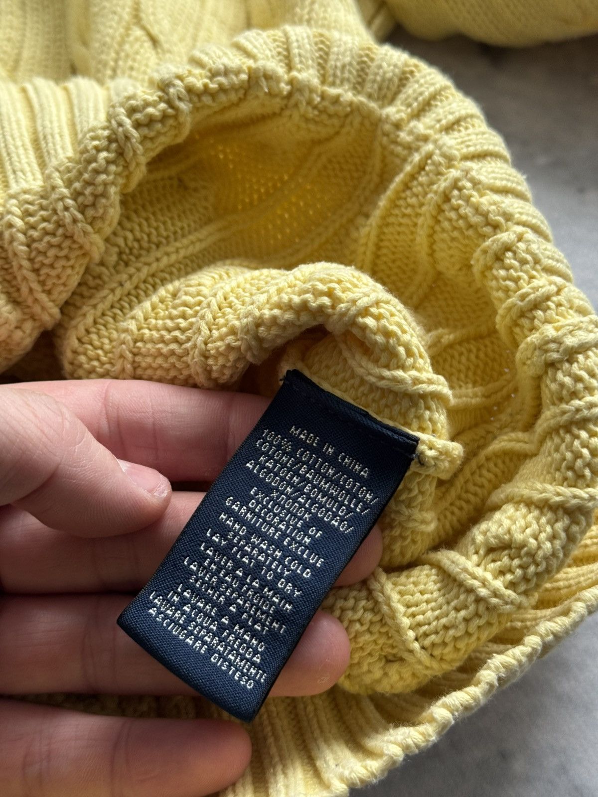Designer × Polo Ralph Lauren × Vintage Vintage Polo Ralph Lauren yellow sweater luxury Size M / US 6-8 / IT 42-44 - 5 Thumbnail