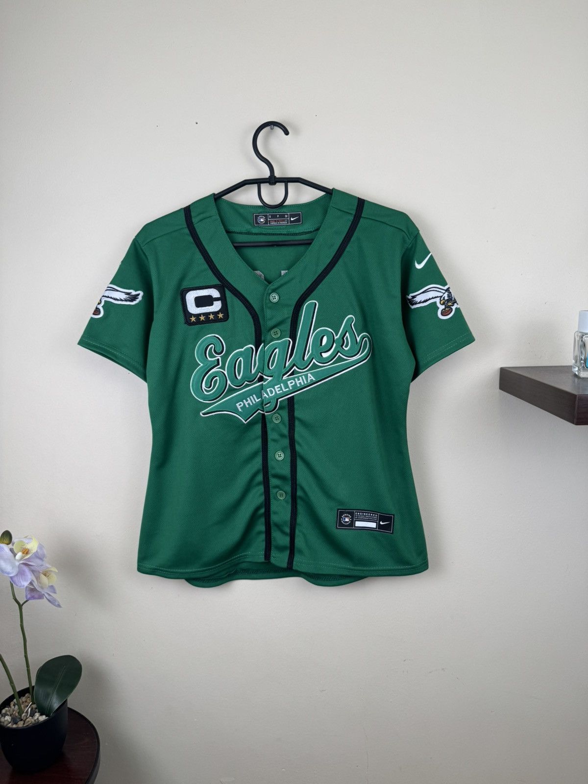 Nike Nike Jason Kelce Green Philadelphia Eagles Women S Baseball Size US S / EU 44-46 / 1 - 2 Thumbnail