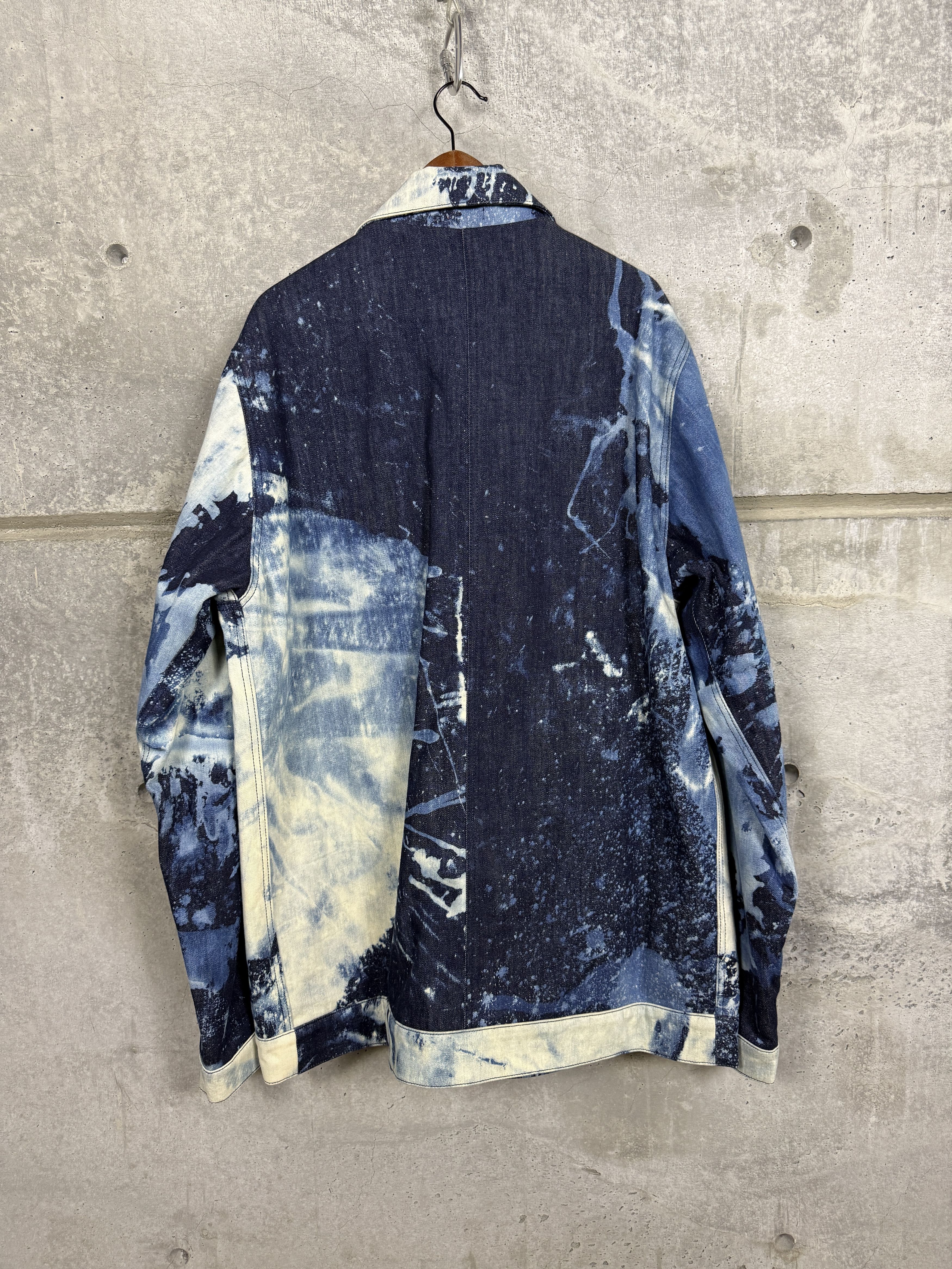Sterling Ruby S.R. Studio Hand-Bleached Indigo Soto Barn Coat Size US XXL / EU 58 / 5 - 2 Thumbnail
