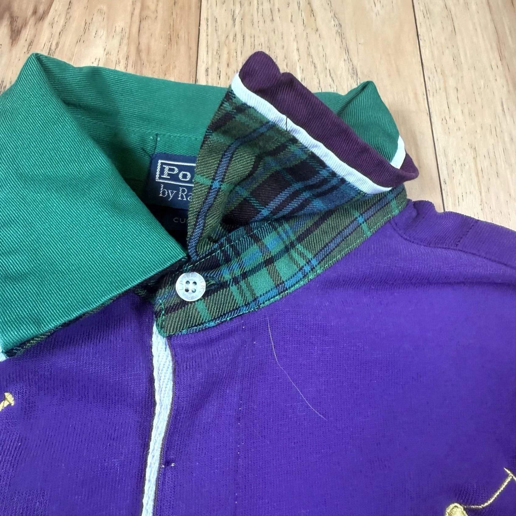 Ralph Lauren VTG Ralph Lauren Rugby Shirt Mens M Custom Crown Crest #3 Flip Collar Size US M / EU 48-50 / 2 - 6 Thumbnail