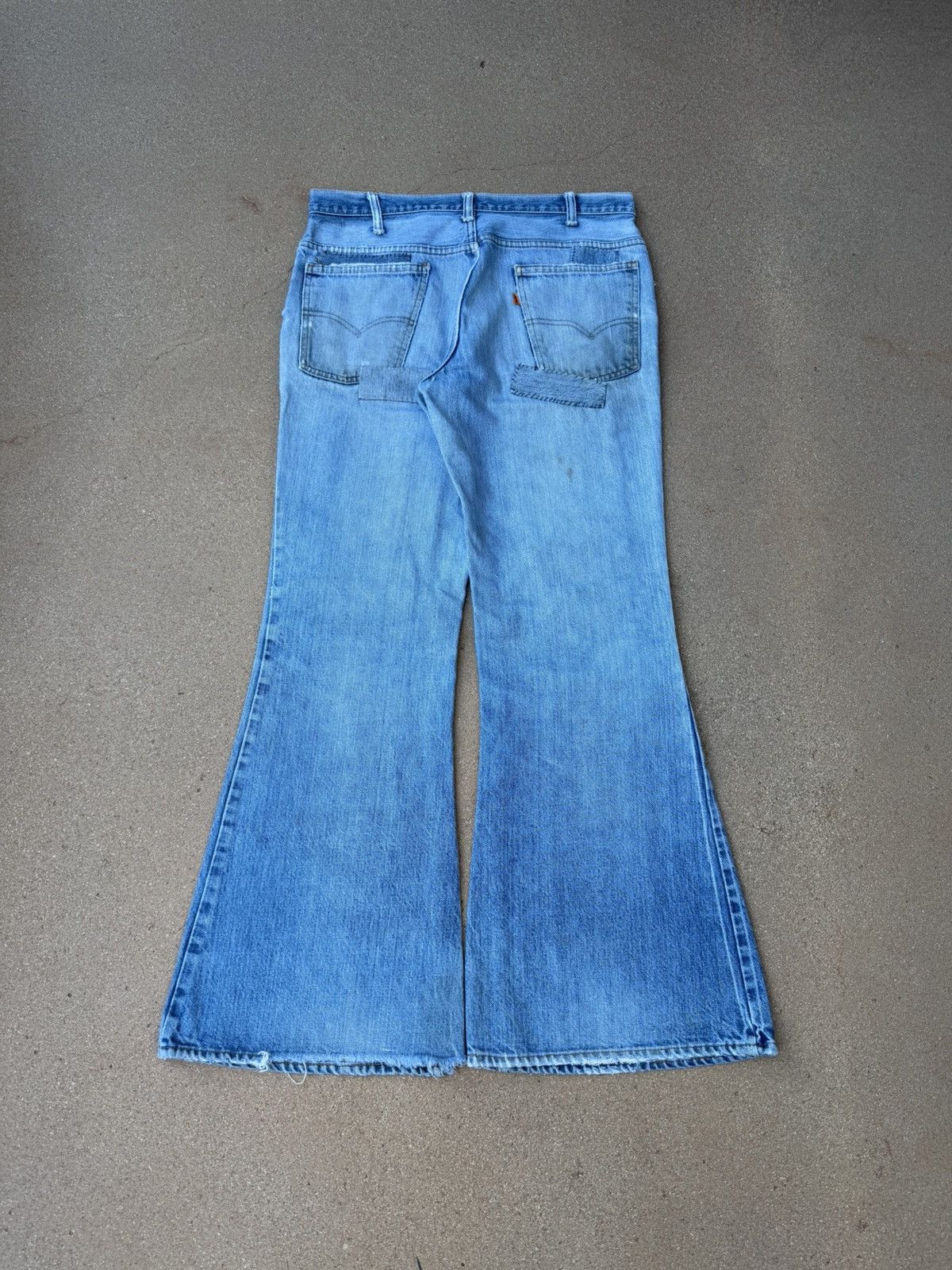 Levi's Vtg 80’s Levi’s 684 Orange Tab Bellbottom Flare Jeans 34x30 Size US 34 / EU 50 - 2 Thumbnail