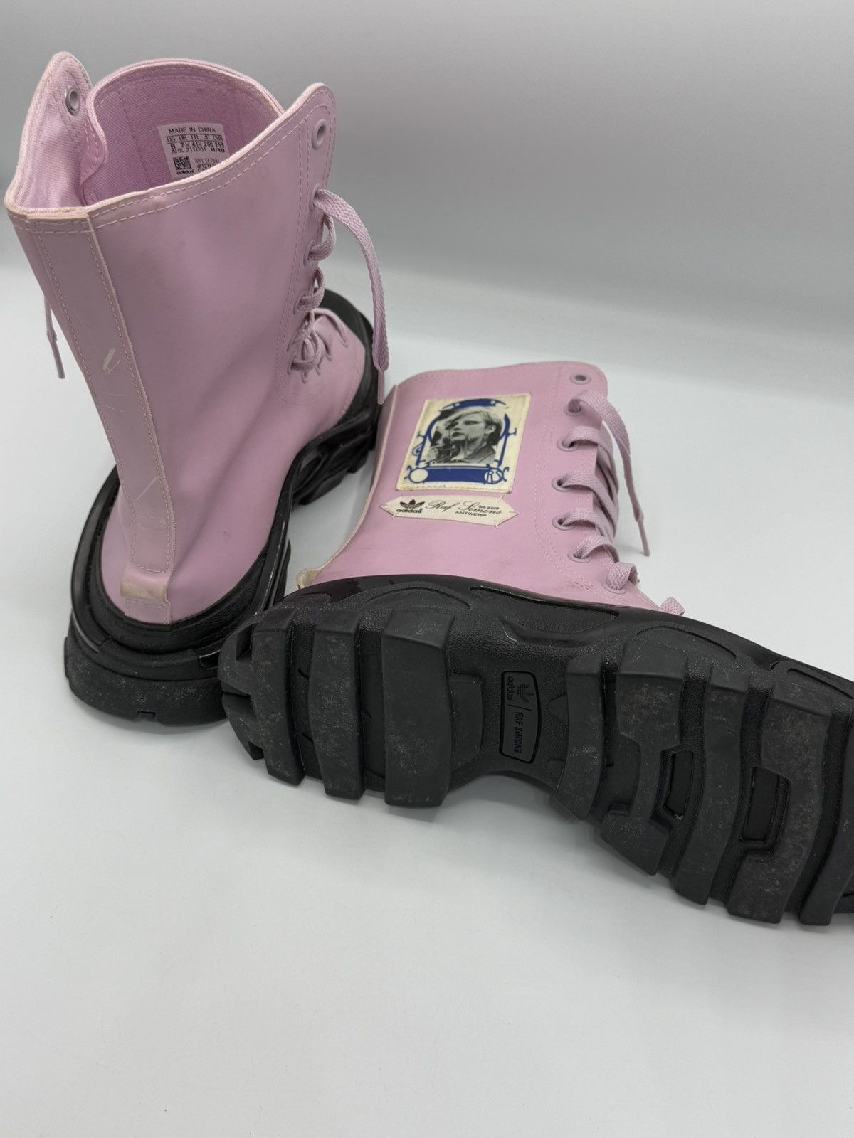 Adidas × Raf Simons Raf Simons x Detroit Runner High 'Pink Black' Size US 8 / IT 38 - 5 Thumbnail