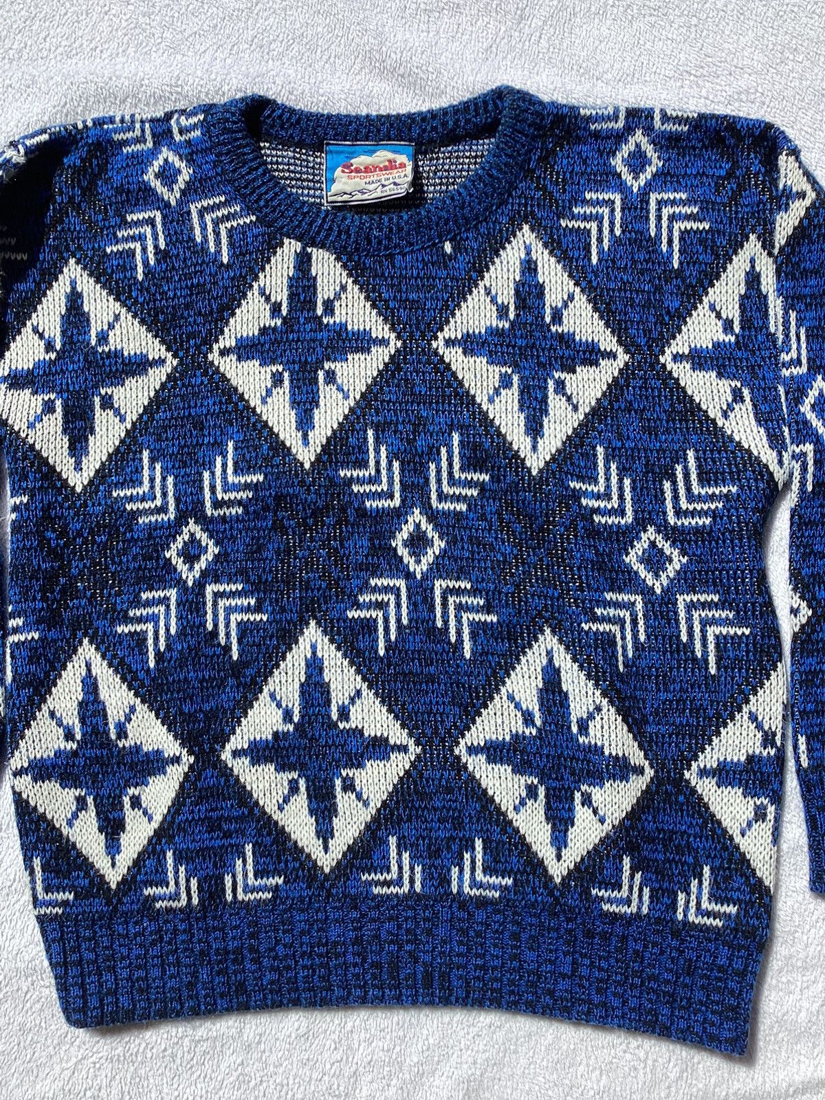 Other × Vintage Vtg 80s Scandia sportswear acrylic knit USA made sweater Size US S / EU 44-46 / 1 - 3 Thumbnail
