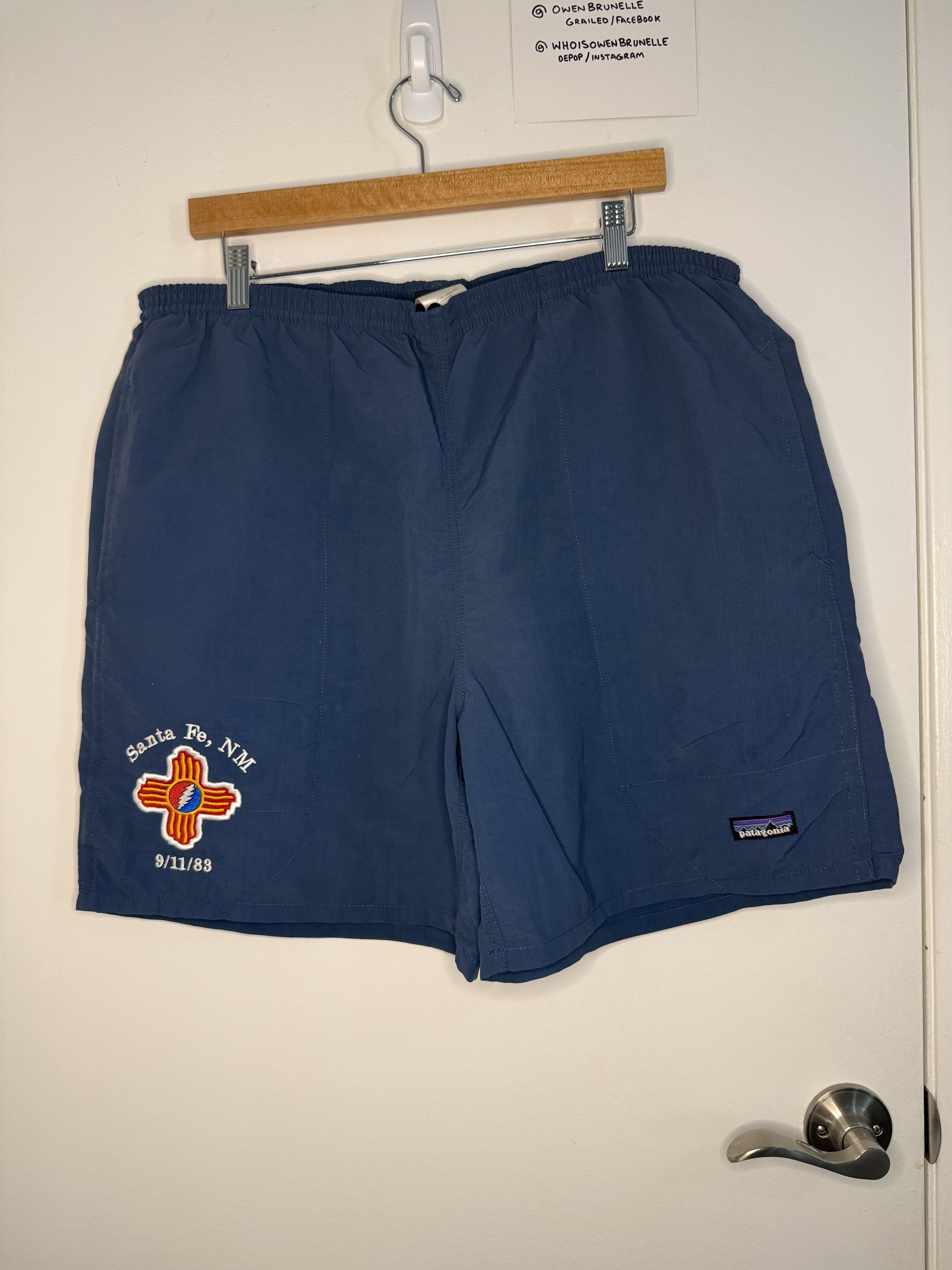 Patagonia Petrified Goods Patagonia Baggies Grateful Dead Bootleg Size US 35 - 1 Thumbnail