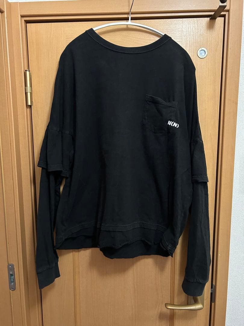 Number (N)ine Back Logo Layered Long Sleeve Tee Size US M / EU 48-50 / 2 - 1 Thumbnail