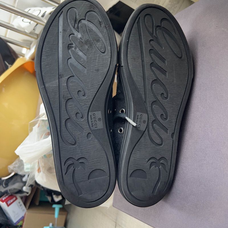 Gucci Gucci Retro GG Canvas High-Top Sneakers - Size US 8.5 / EU 41-42 - 7 Thumbnail