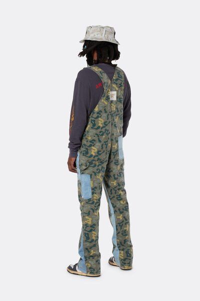 Gallery Dept. o1gr1nt0426 GD Flare Overall in Washed Camo Size US 34 / EU 50 - 4 Thumbnail