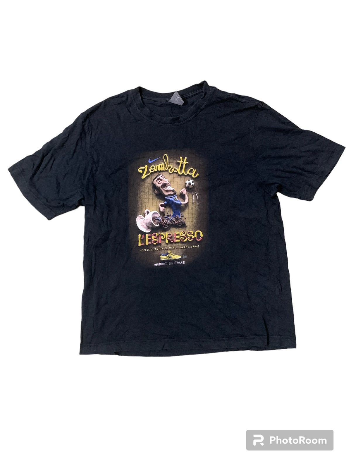 Vintage Y2K Gianluigi Zambrotta Lespresso Tee