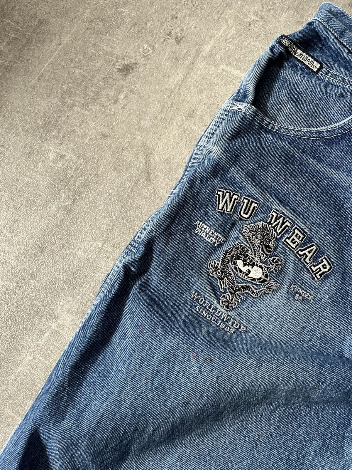 Wu-Tang Clan Vintage Wu Tang Clan jeans blue 90s rap rare Size US 34 / EU 50 - 13 Thumbnail