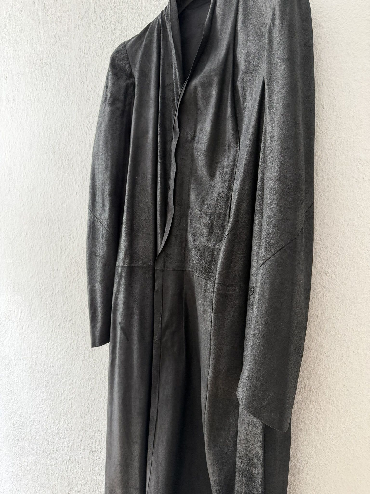 Rick Owens S/S 13 "ISLAND" Blistered Lamb Leather Coat Rick Owens Size US L / EU 52-54 / 3 - 5 Thumbnail