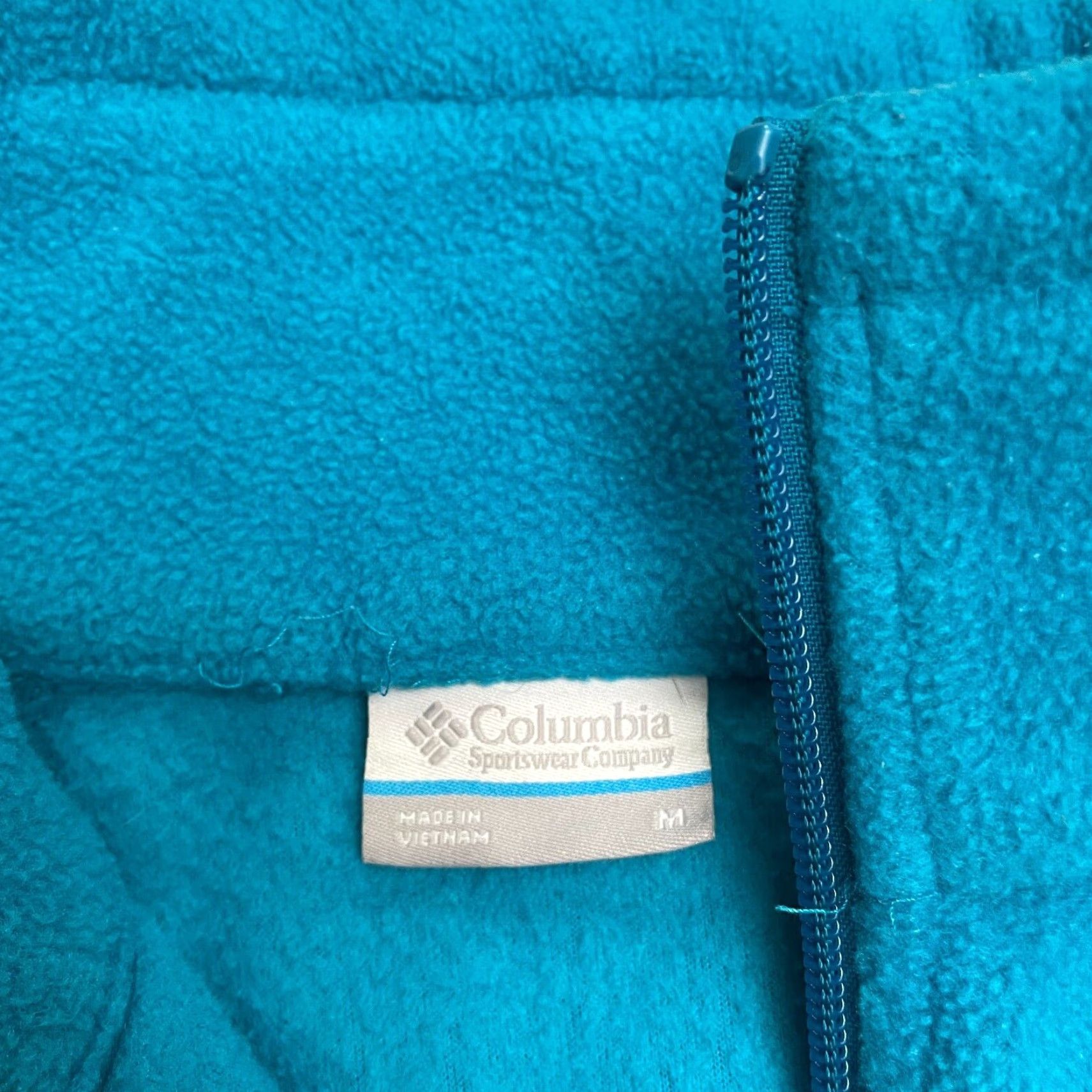 Vintage Columbia Benton Springs Fleece Jacket Womens Medium Blue Full Zip Outdoor Hiking Jacket Size M / US 6-8 / IT 42-44 - 5 Thumbnail