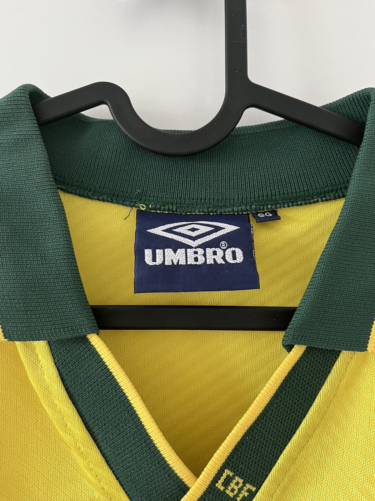Brazil umbro 1994 domowa wersja meczowa vintage — zdjęcie 3