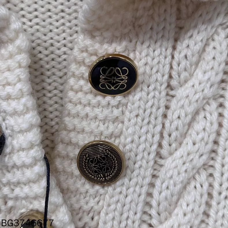 Loewe LOEWE Golden logo knit sweater Size S / US 4 / IT 40 - 4 Thumbnail
