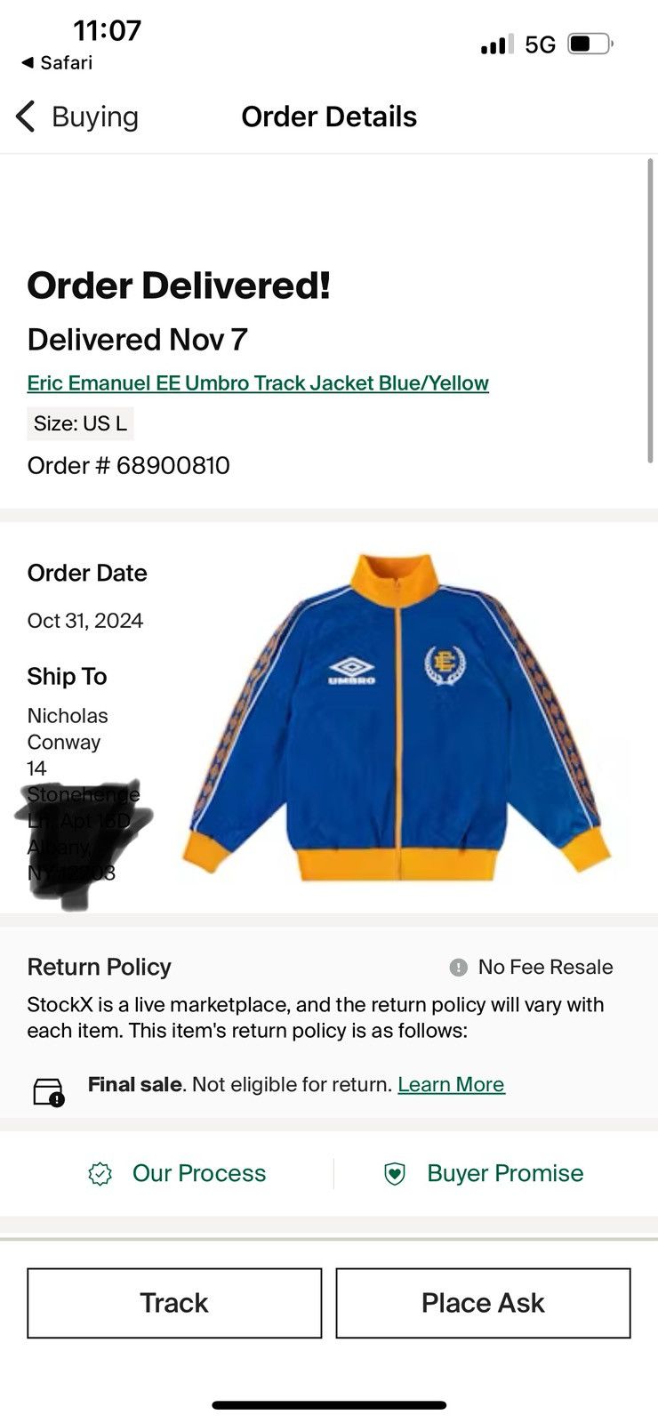 Eric Emanuel Eric Emanuel Umbro blue & yellow track jacket large Size US L / EU 52-54 / 3 - 3 Thumbnail