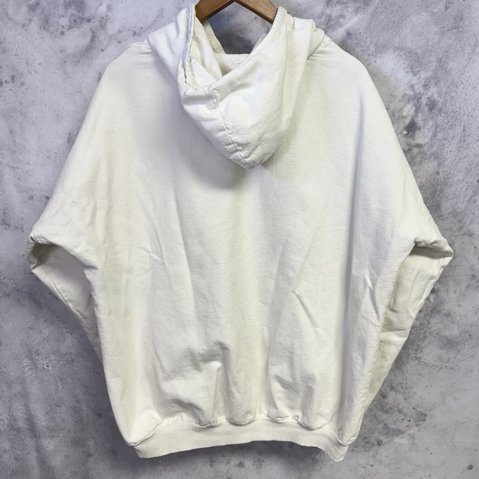 Vintage Vintage Crazy Shirts Hoodie Sweatshirt Mens Large White Embr Size US L / EU 52-54 / 3 - 2 Thumbnail