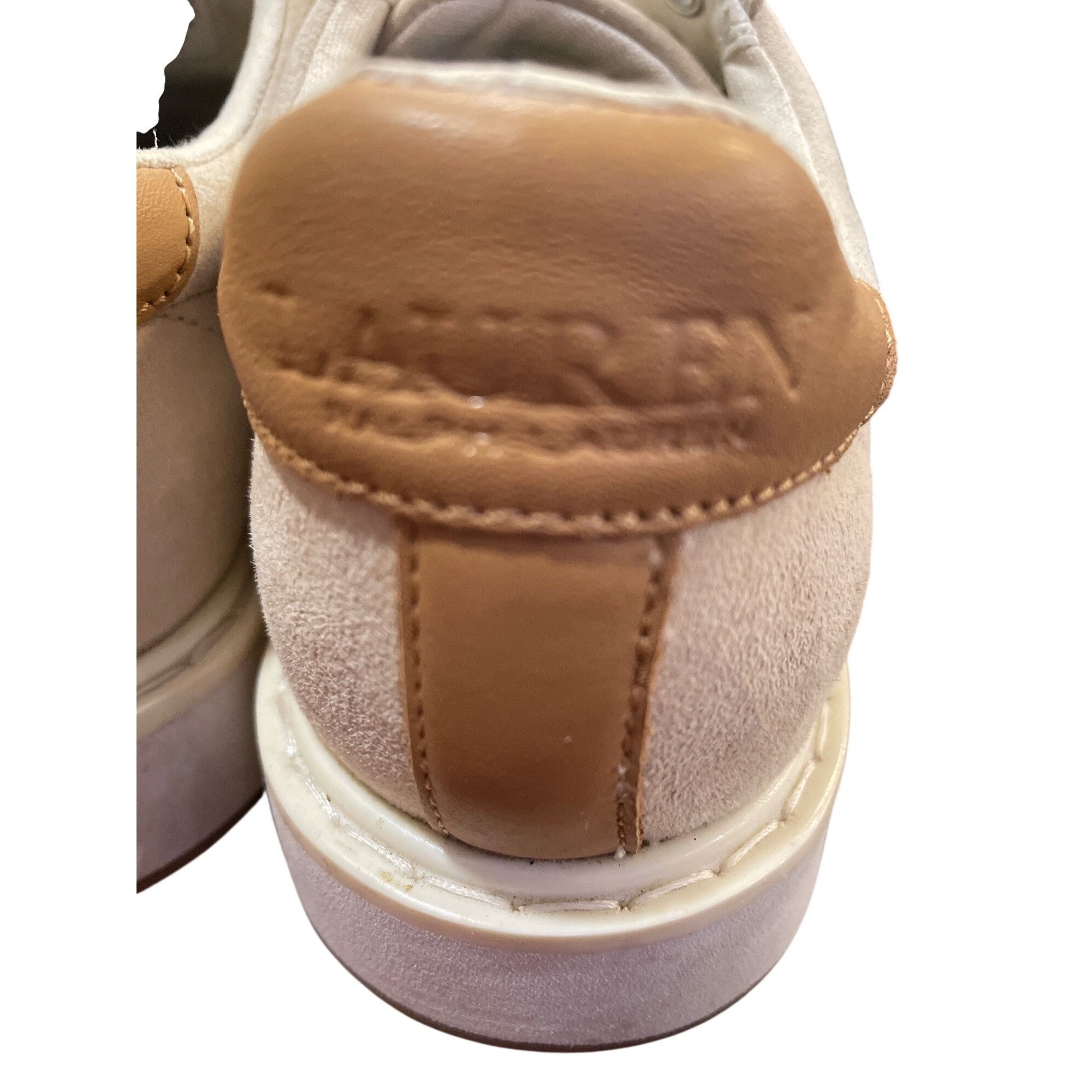 Ralph Lauren Ralph Lauren Lauren Angeline wms beige sheep leather sneaker Size US 7.5 / IT 37.5 - 17 Thumbnail