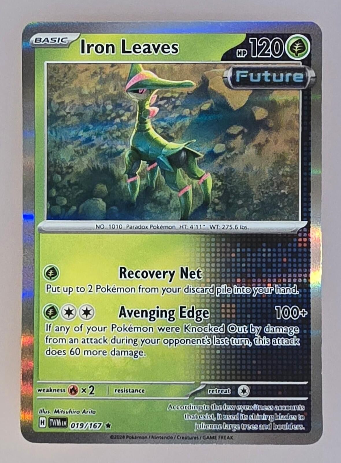 Pokemon Iron Leaves #019/167 Size ONE SIZE - 1 Thumbnail