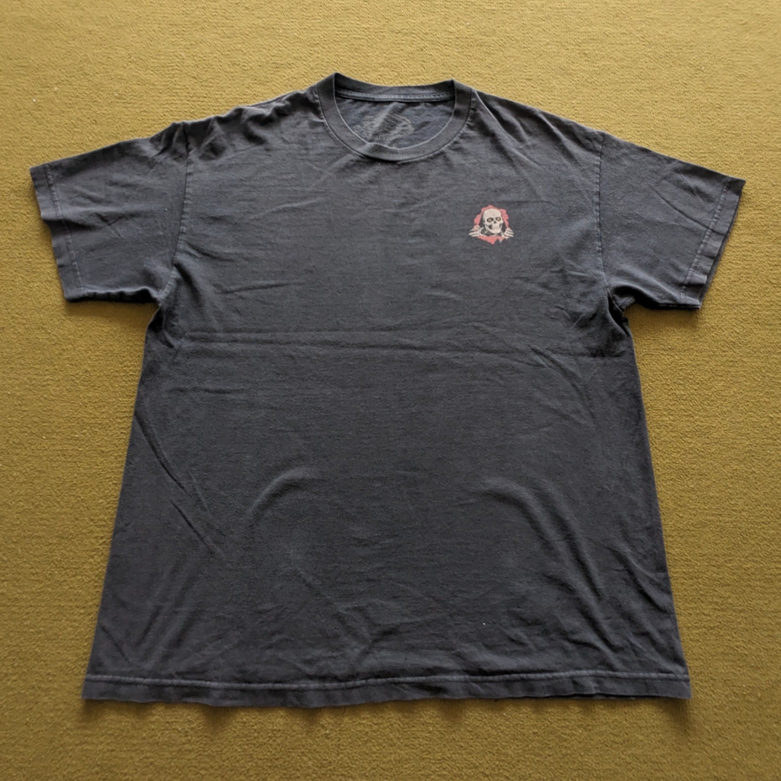 Vintage Vintage POWELL PERALTA Skulls Design T-shirt Size US XL / EU 56 / 4 - 3 Thumbnail