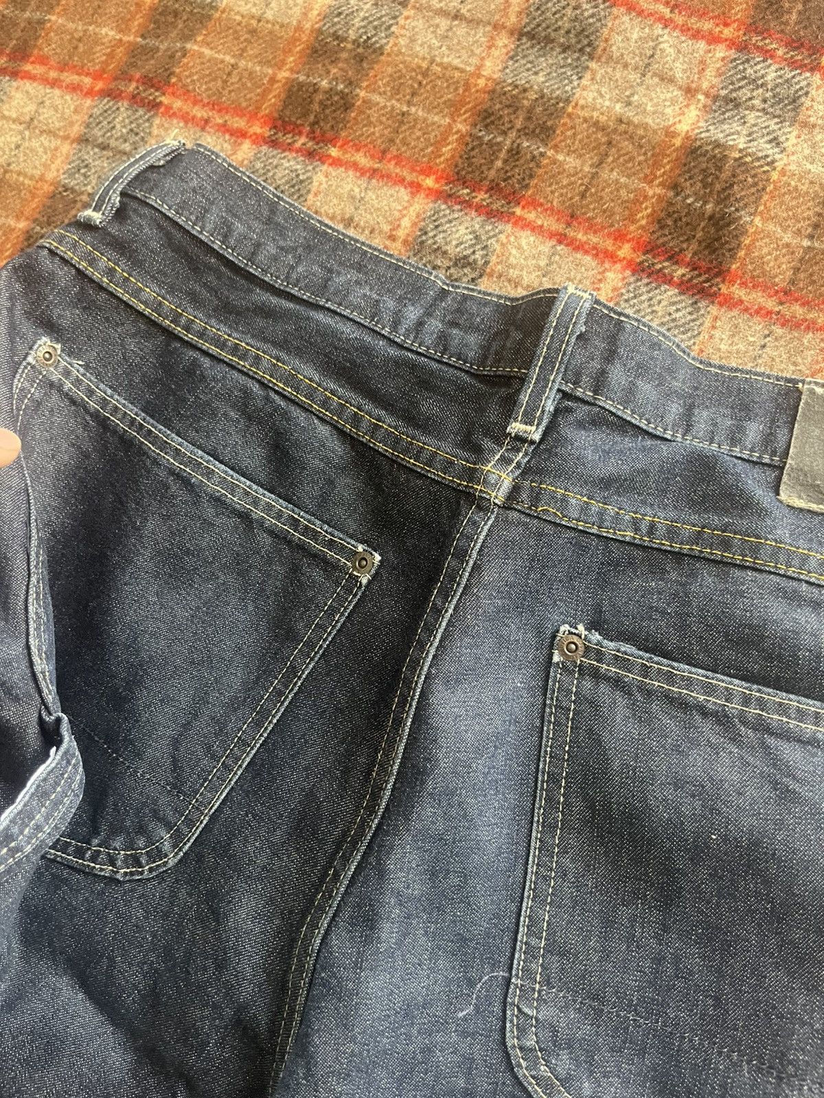 Nautica Y2K 2000’s Nautica Jeans Company Baggy Oversized Denim jorts Size US 35 - 12 Thumbnail