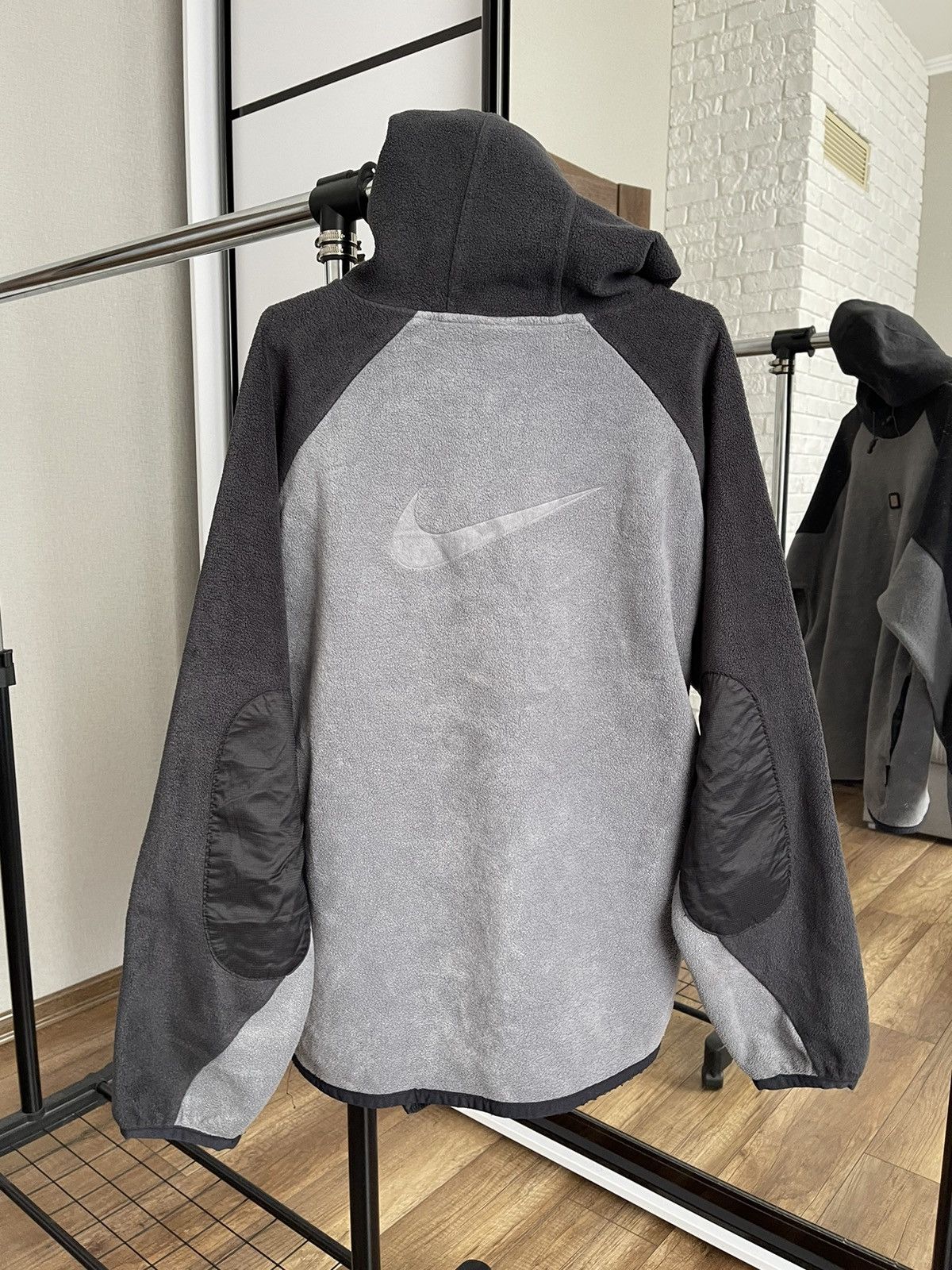 Vintage Nike Ninja Fleece Hoodie Vintage 90s Big Logo Size US S / EU 44-46 / 1 - 8 Thumbnail