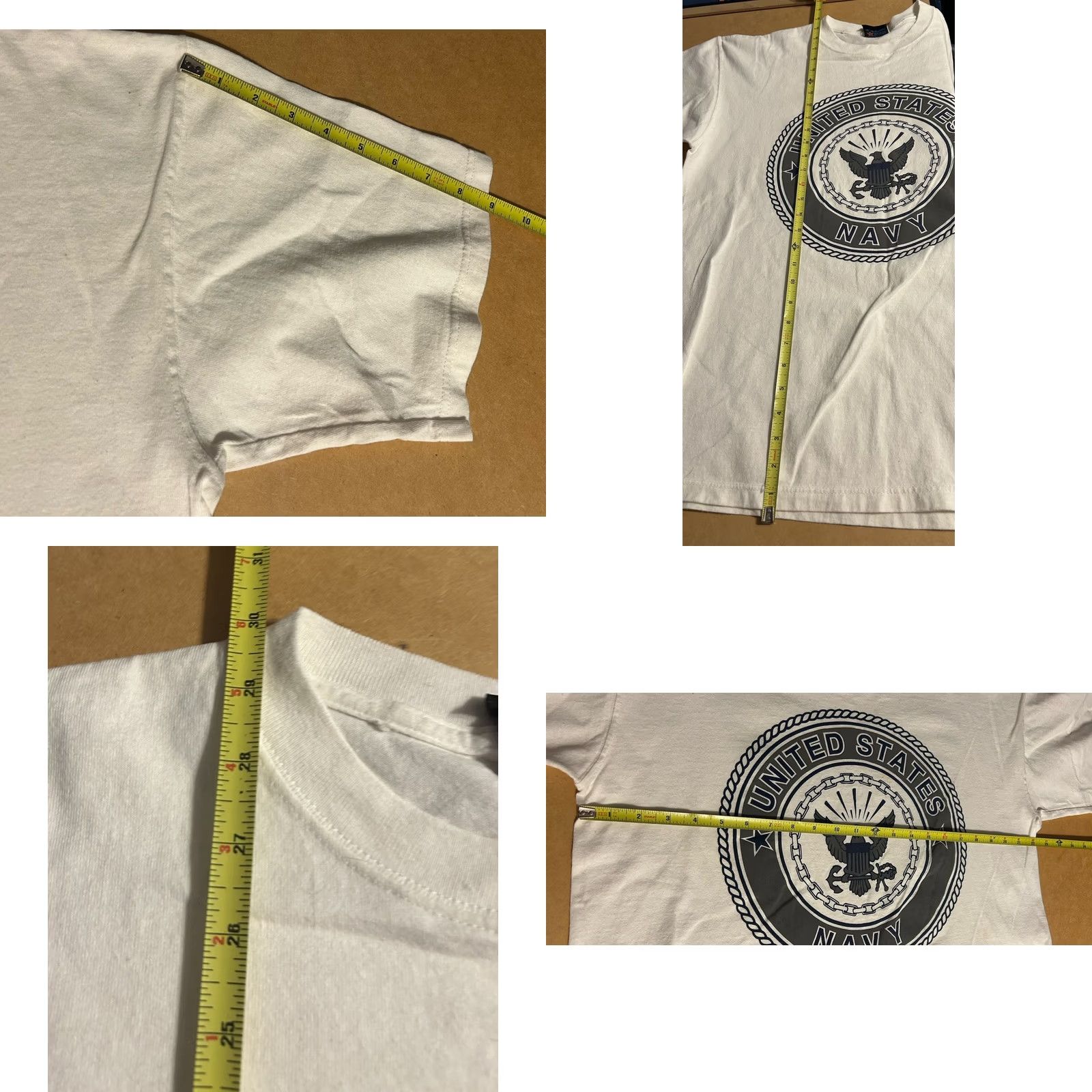 Soffe VINTAGE US Navy Shirt Short Sleeve Men XL Double Sided Reflective Graphic Soffe’s Choice Navy Logo Tee Size US XL / EU 56 / 4 - 9 Thumbnail