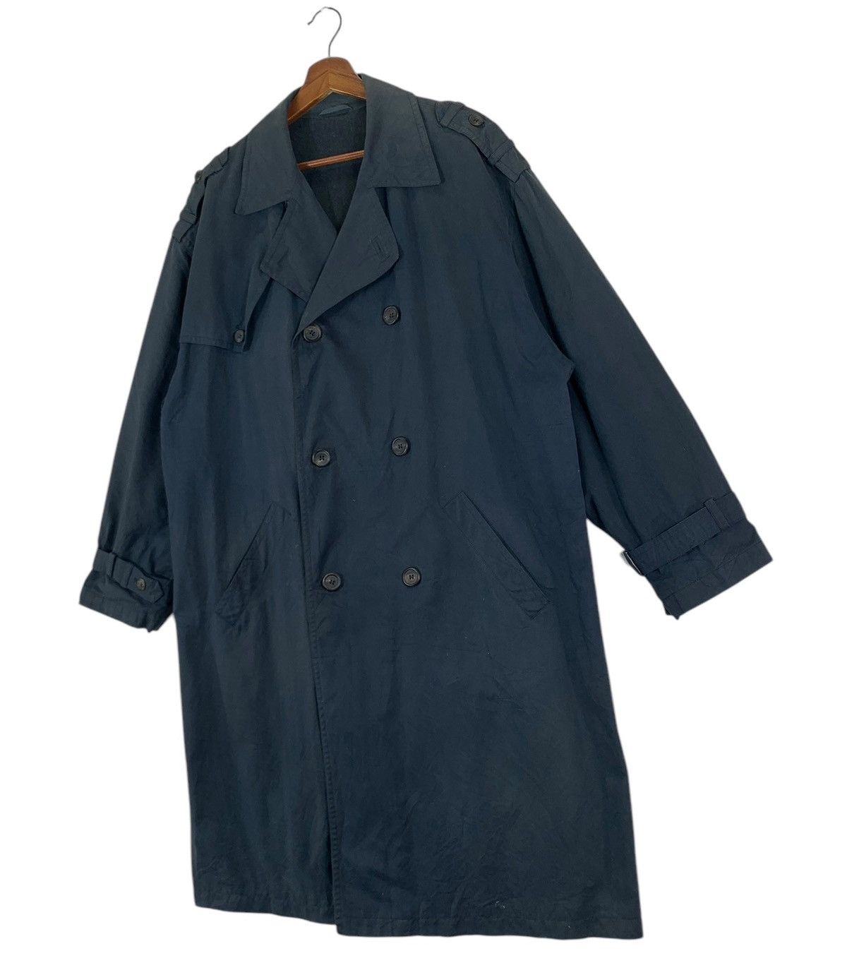 Versace Jeans Couture VINTAGE VERSACE V2 TRENCH COAT DOUBLE BREAST Size US L / EU 52-54 / 3 - 2 Thumbnail