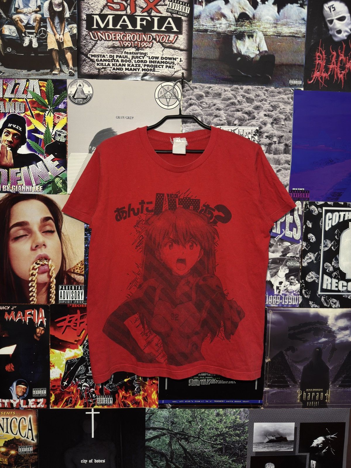 Anime Vintage Evangelion Asuka Anime Movie Shirt Size US M / EU 48-50 / 2 - 1 Thumbnail