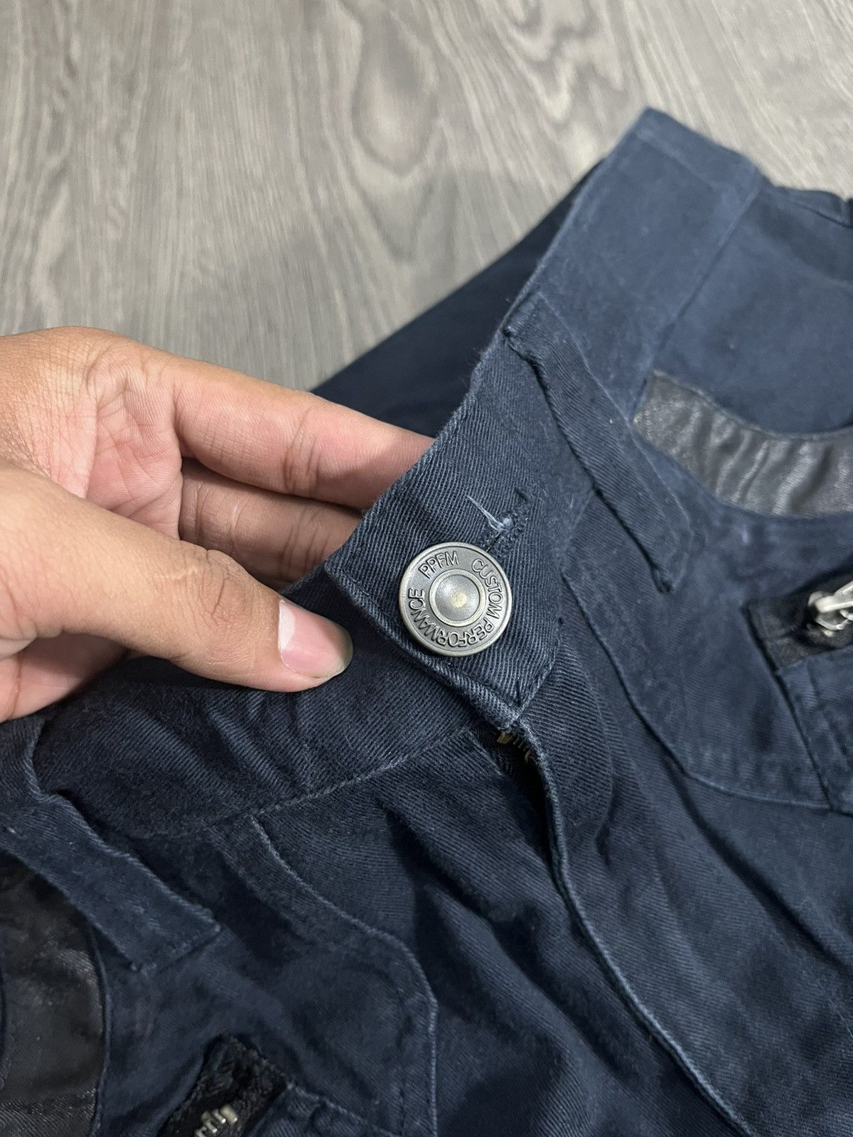 PPFM Vtg 90s PPFM Biker cargo pants Size US 33 - 7 Thumbnail