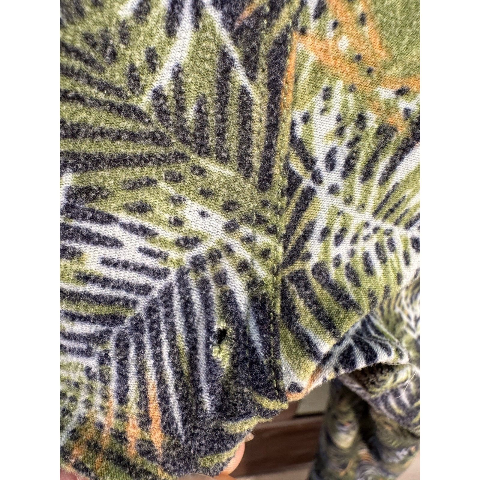 Other LuLaRoe Leggings OS One Size GREEN PINE NEEDLES Used Conditi Size 29" - 4 Thumbnail