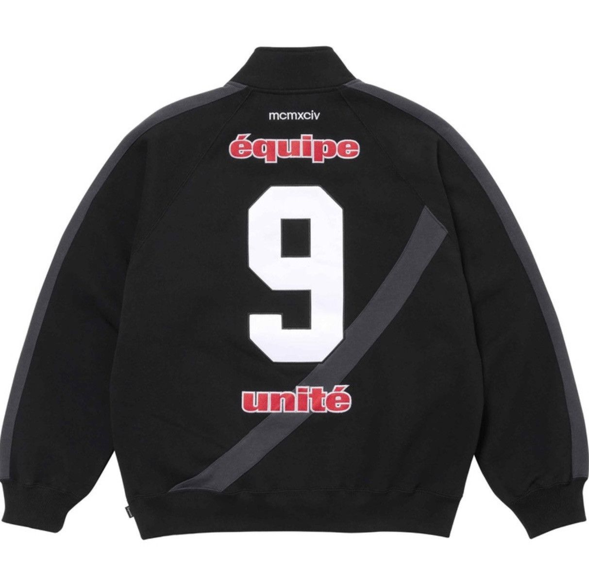 Supreme Supreme Equipe Half Zip Sweatshirt Size US M / EU 48-50 / 2 - 2 Thumbnail