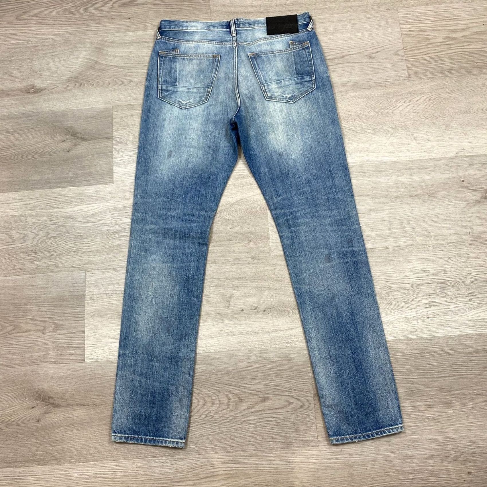 Prps PRPS Jeans Men's 32x34 Le Sabre Slim Tapered Fit Distressed Blue Size US 32 / EU 48 - 3 Thumbnail